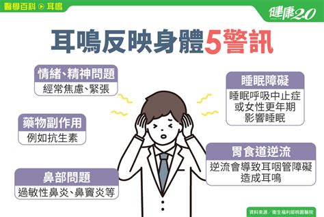 常常耳鳴|耳鳴原因有哪些？這3種耳鳴可能是疾病警訊、5招改善。